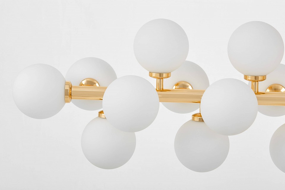Люстра на штанге lumina deco marsiada ldp 6033-24 gd