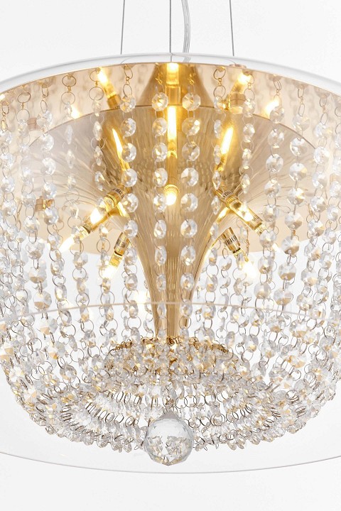 Подвесной светильник lumina deco disposa ldp 7018-500 pr+f.gd