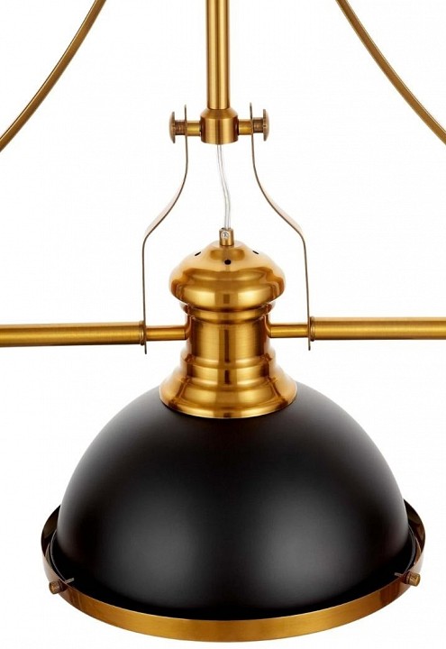 Светильник на штанге lumina deco ettore ldp 710-3 bk+md