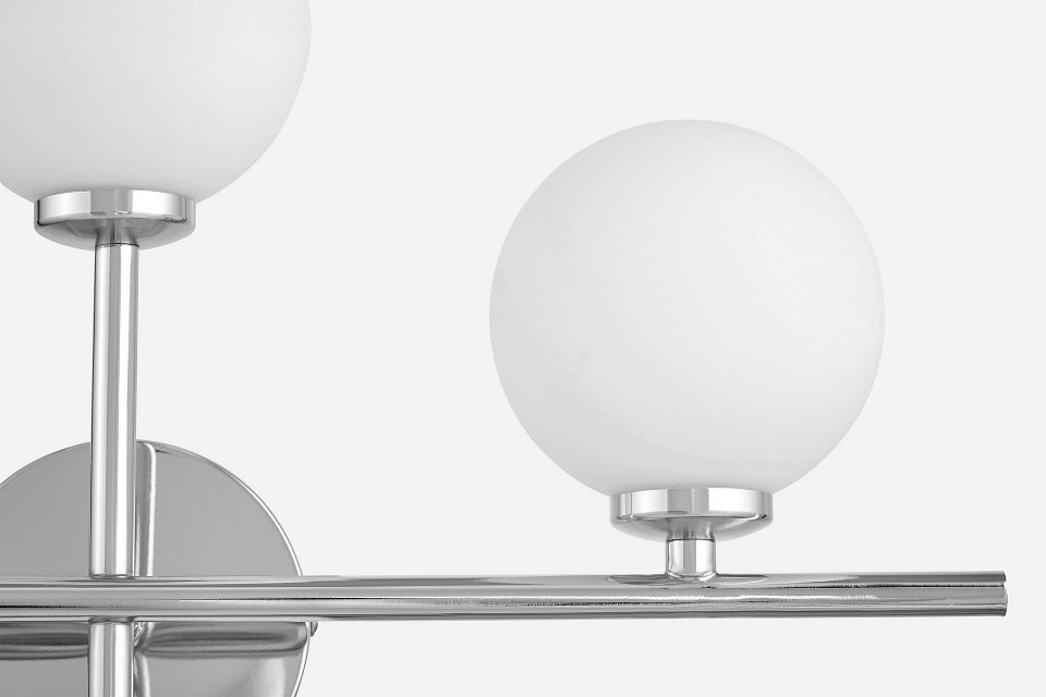 Бра lumina deco marsiada ldw 6033n-2 rt chr