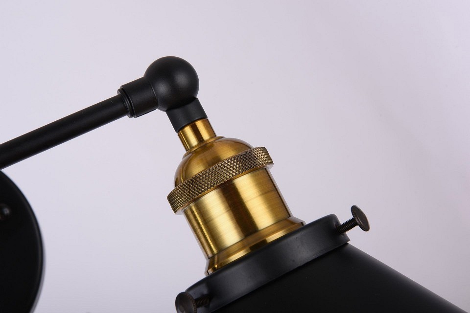 Бра lumina deco gubi ldw b018-2 bk