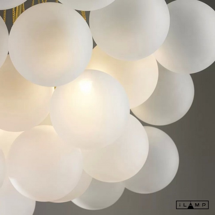 Люстра на штанге ilamp globe 10099p/3-d800 gl-wh