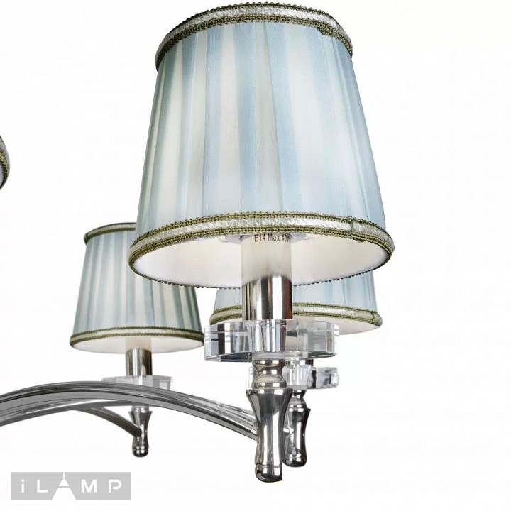 Подвесная люстра ilamp olivia 82336/8 cr