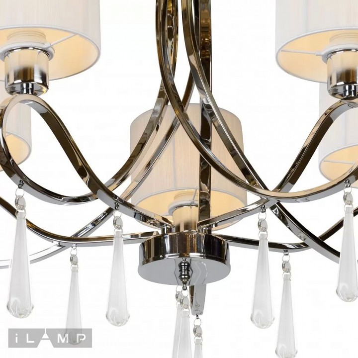 Подвесная люстра ilamp bella rm1029/5cr