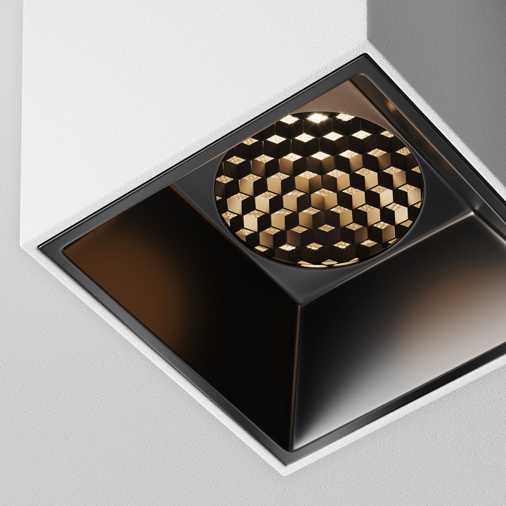 Накладной светильник maytoni alfa led c064cl-5w3k-sq-wb