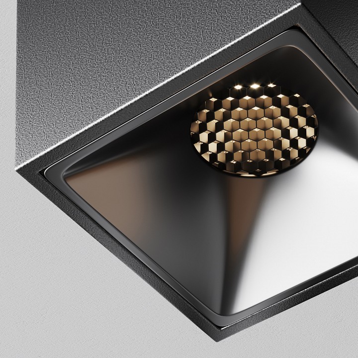 Накладной светильник maytoni alfa led c065cl-8w3k-sq-b