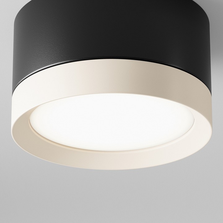 Накладной светильник maytoni hoop c086cl-gx53-srd-bw