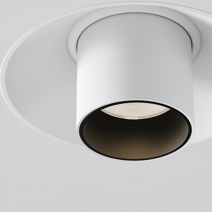 Встраиваемый светильник на штанге maytoni focus t c140rs-l200-7w3k-w