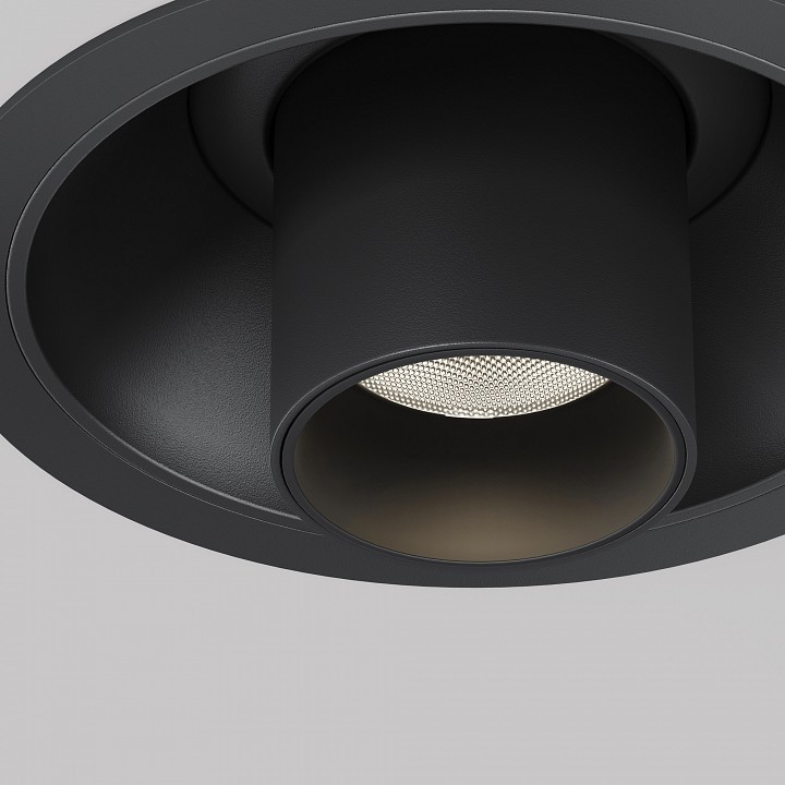 Встраиваемый светильник maytoni focus t c140rs-l200-7w4k-b