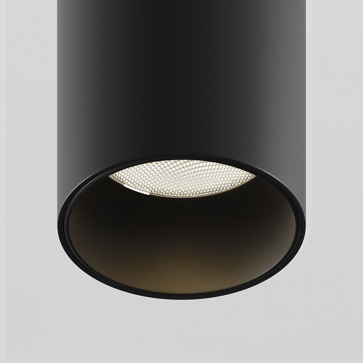 Встраиваемый светильник на штанге maytoni focus t c141rs-l300-6w3k-b