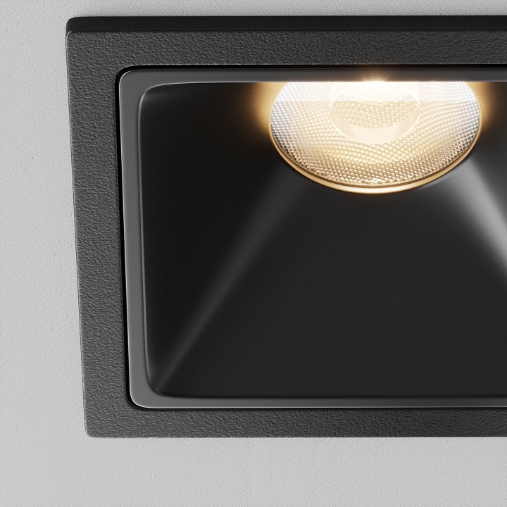Встраиваемый светильник maytoni alfa led dl043-01-10w3k-sq-b-1