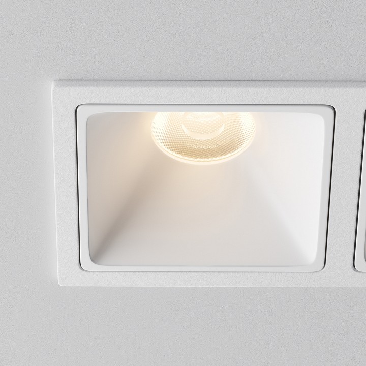 Встраиваемый светильник maytoni alfa led dl043-02-10w3k-sq-w-1