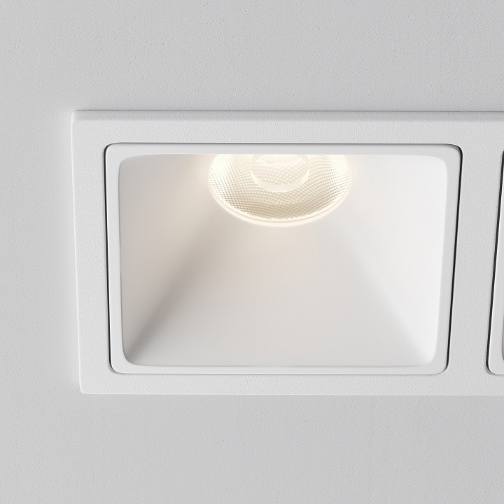 Встраиваемый светильник maytoni alfa led dl043-02-10w4k-sq-w-1