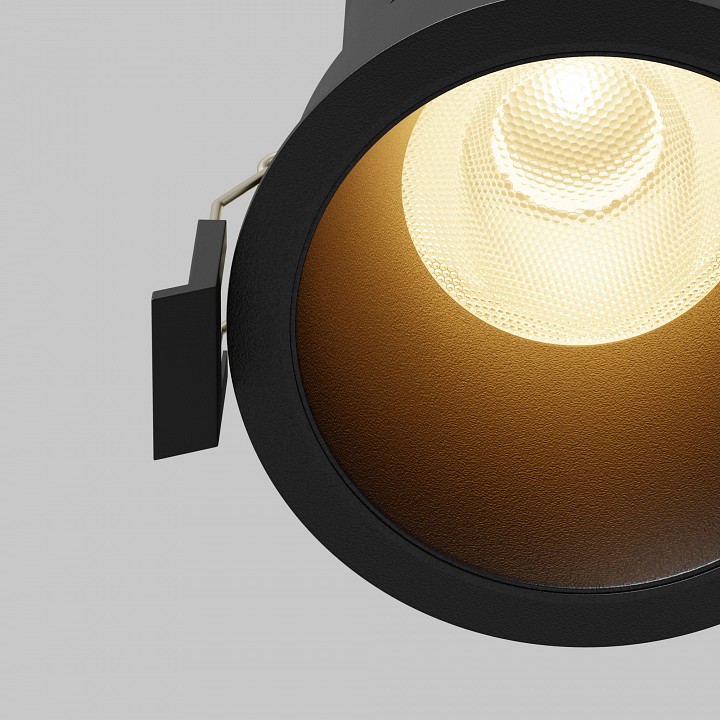 Встраиваемый светильник maytoni dip dl118-15w-2.7k-b