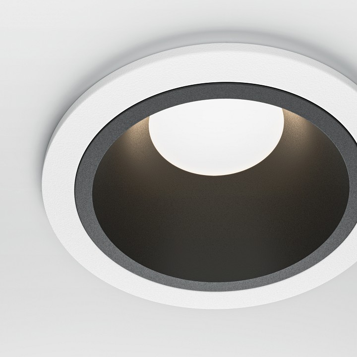 Встраиваемый светильник maytoni share dl126-gu10-wb