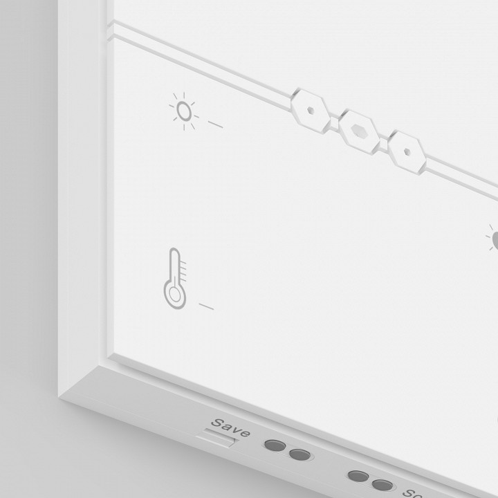 Панель универсальная сенсорная накладная maytoni smart home drc034-8-w