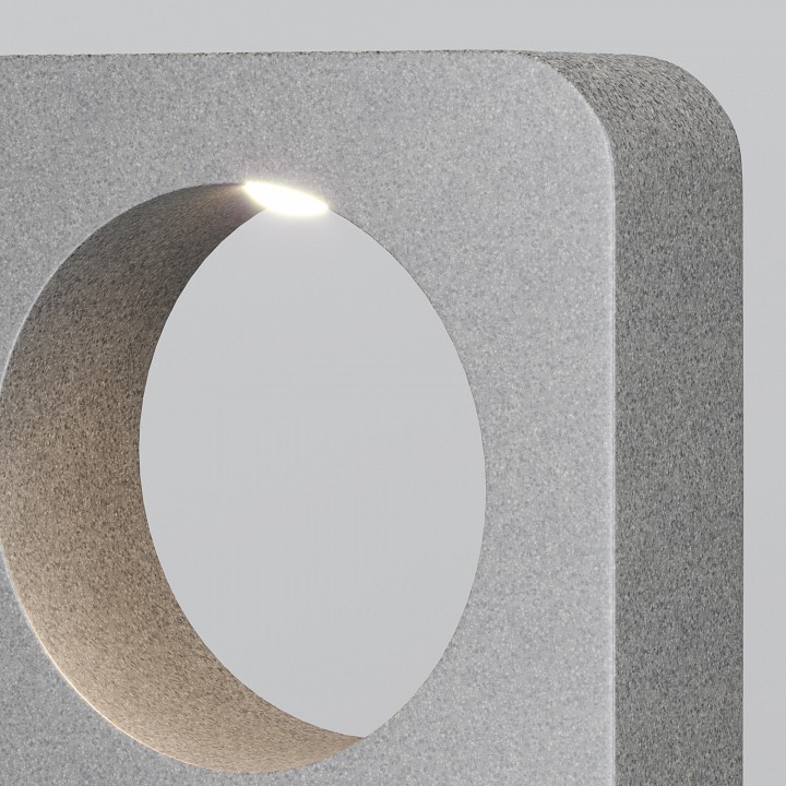 Наземный низкий светильник maytoni betone o469fl-l7cm3k1