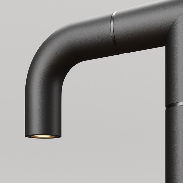 Наземный низкий светильник maytoni sleek o477fl-l4gf3k