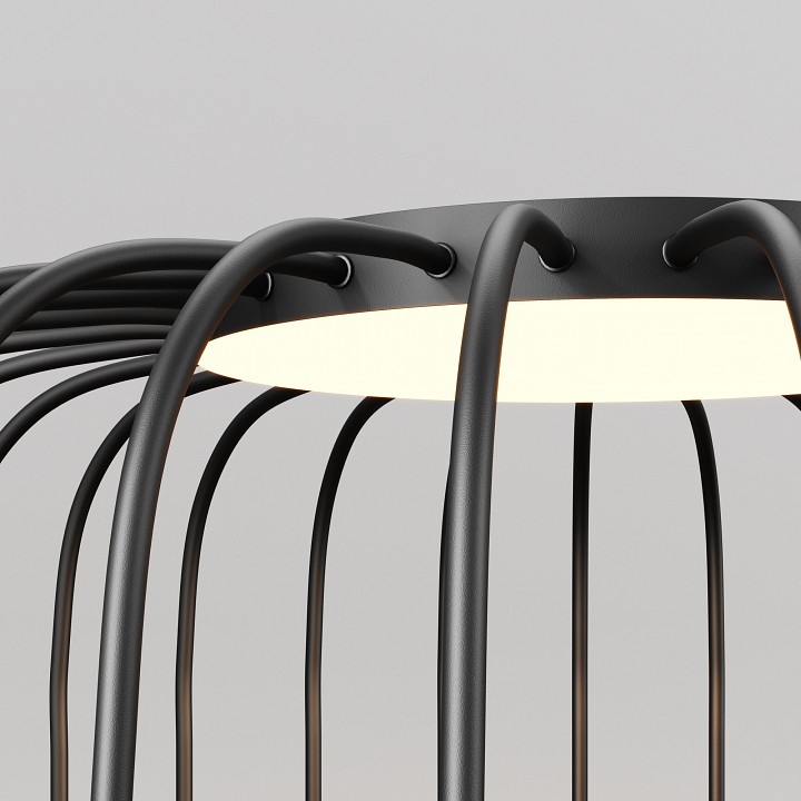 Наземный низкий светильник maytoni wisp o478fl-l18gf3k