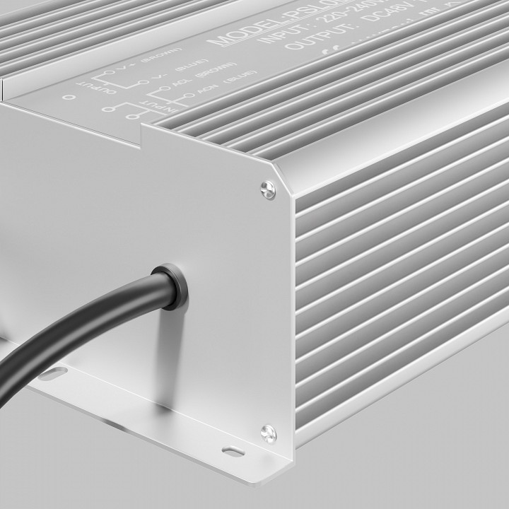 Блок питания с проводом maytoni power supply magnetic psl008-480w-48v-ip67