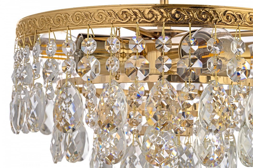 Люстра на штанге arti lampadari castellana gold castellana e 1.3.30.608 g