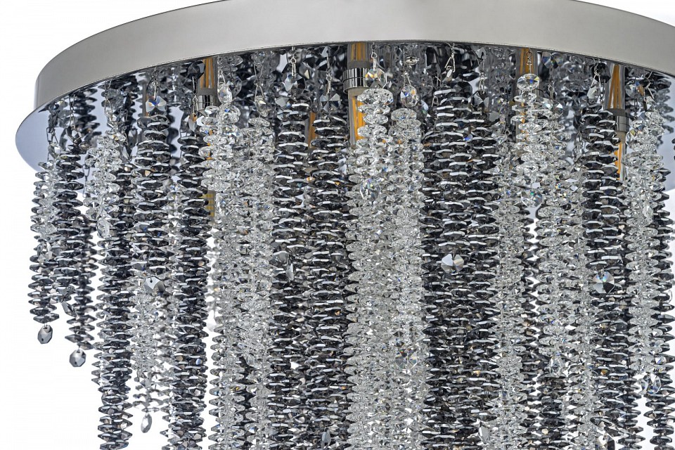 Люстра на штанге arti lampadari flusso nickel flusso h 1.4.55.106 n