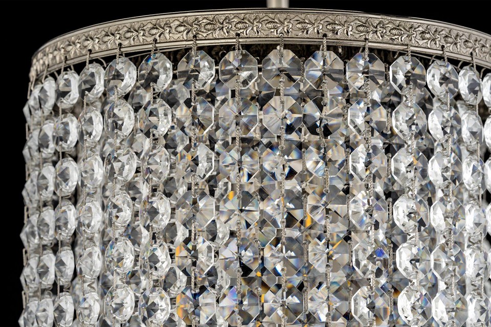 Люстра на штанге arti lampadari stella nickel stella e 1.5.20.101 n