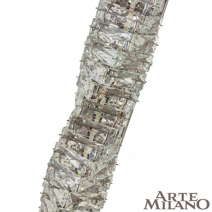 Накладной светильник arte milano am-0011 2152b.d110.h500.led.5 ni
