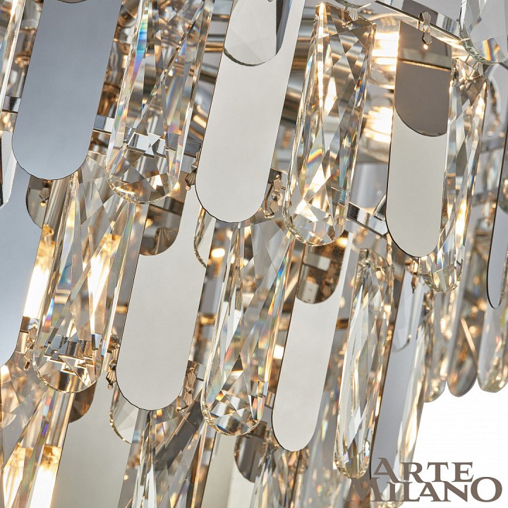 Подвесная люстра arte milano am-99486 25388.d600.h520.e14.11 ni