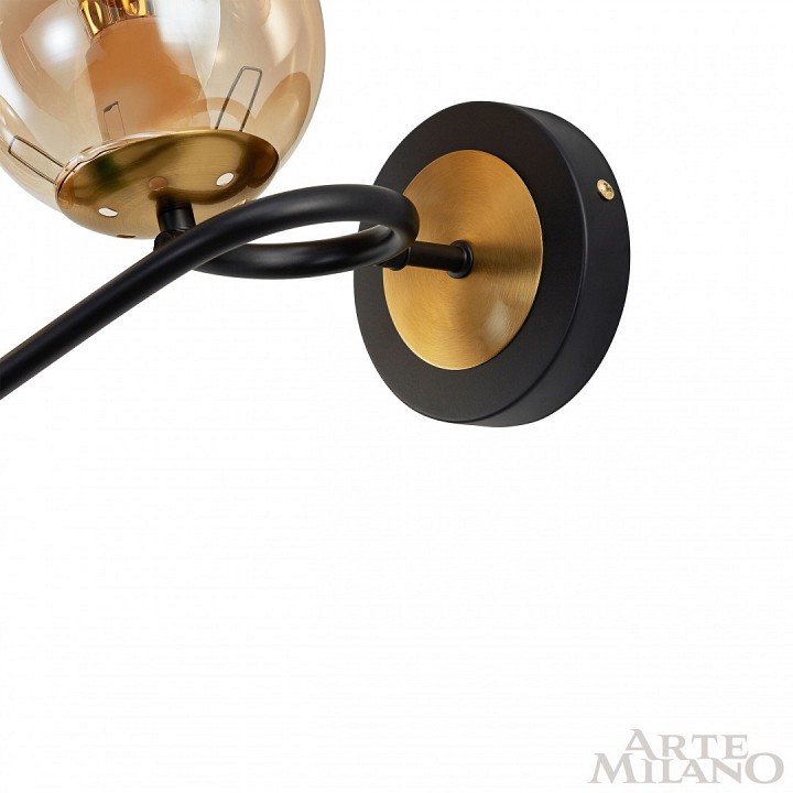 Бра arte milano neapolis-73708 273708/2b bk/gd