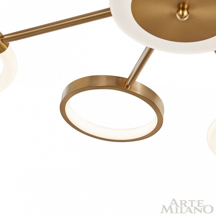 Люстра на штанге arte milano neapolis-77240 277240/8 gd