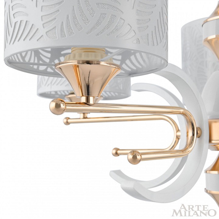 Подвесная люстра arte milano florentia-2097 302097/6 wh/gd