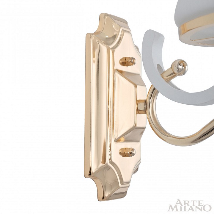 Бра arte milano florentia-3987 303987/1w wh/gd