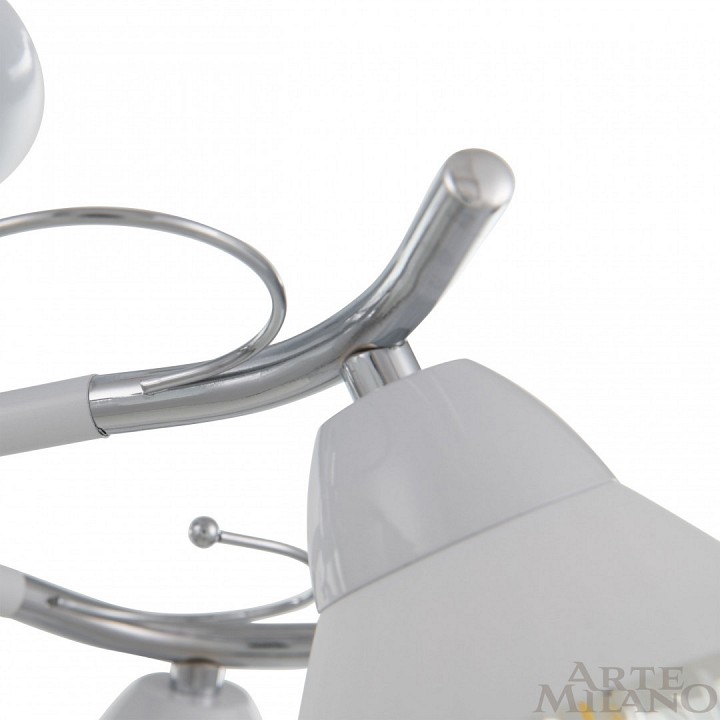 Люстра на штанге arte milano napoli-320306 320306/3 wt+cr