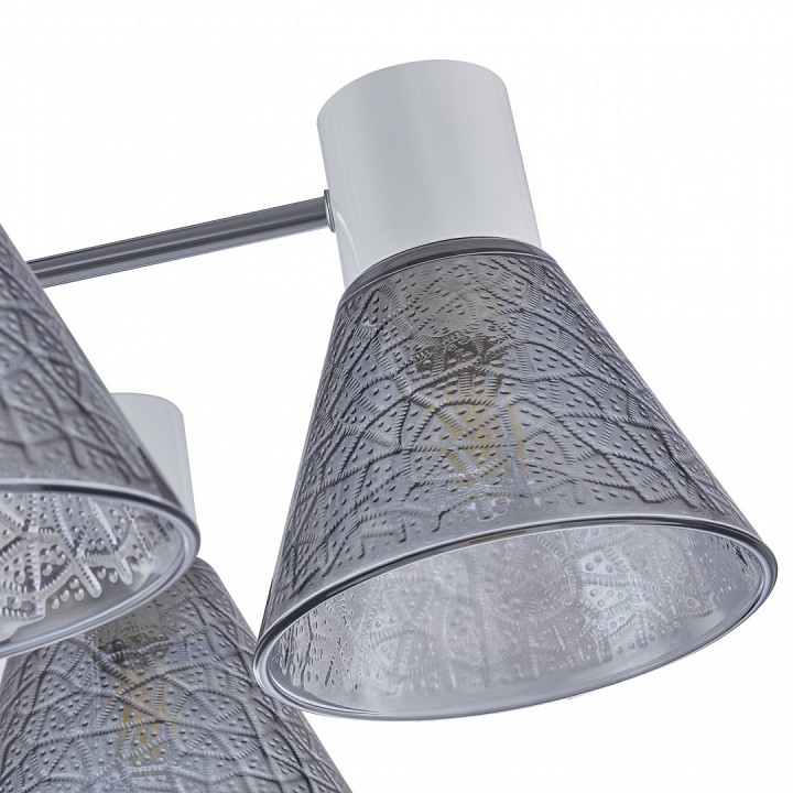 Люстра на штанге arte milano napoli-322408 322408/5 cr+wh