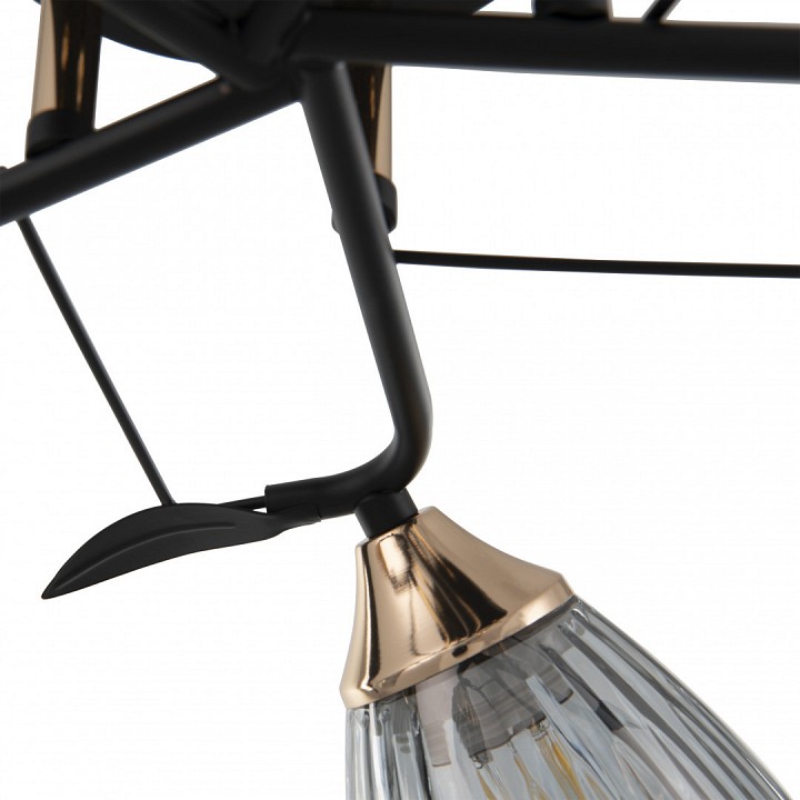 Потолочная люстра arte milano amalfi-322610 322610/3 bk+fg