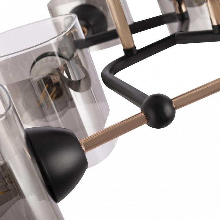 Потолочная люстра arte milano amalfi-324308 324308/6 bk+fg