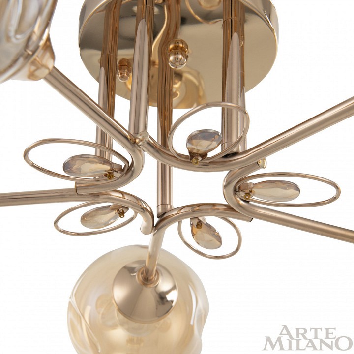 Потолочная люстра arte milano amalfi-327206 327206/5 fg