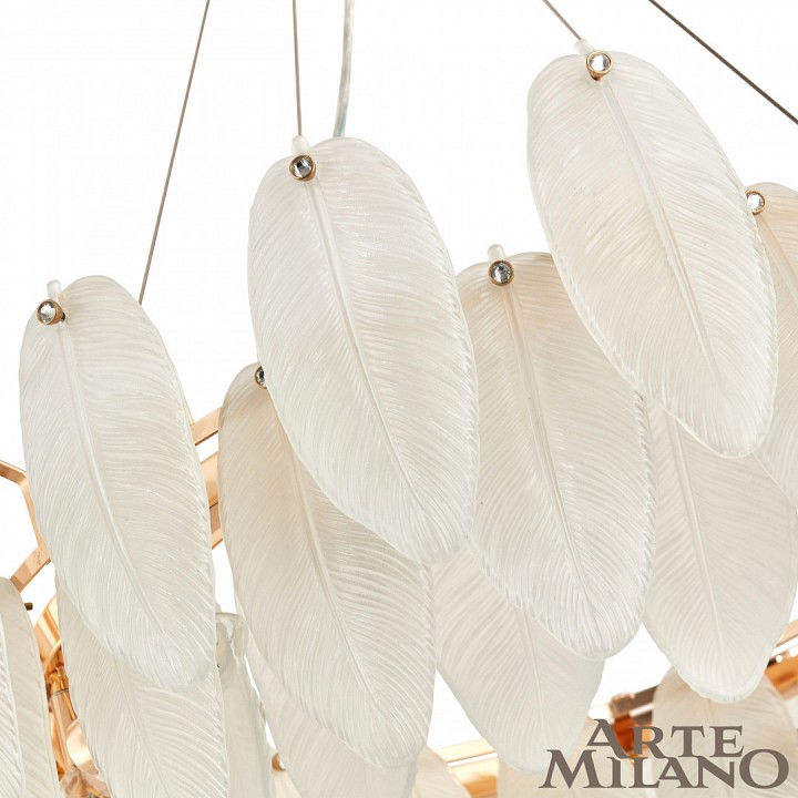 Подвесная люстра arte milano am-4653 4653.d750.h240.e14.12 g