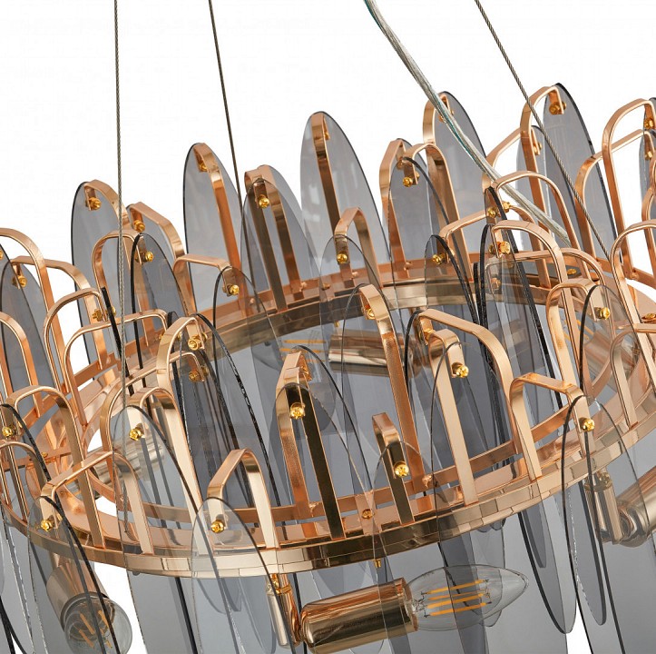 Подвесная люстра arte milano am-7753b 7753b.d600.h300.e14.6 g