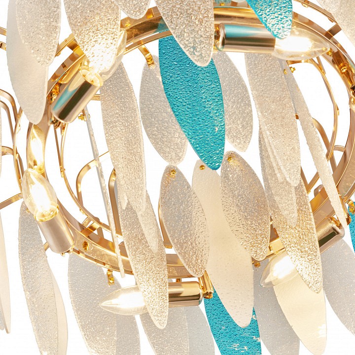 Подвесная люстра arte milano am-7753b 7763b.d600.h300.e14.6 g