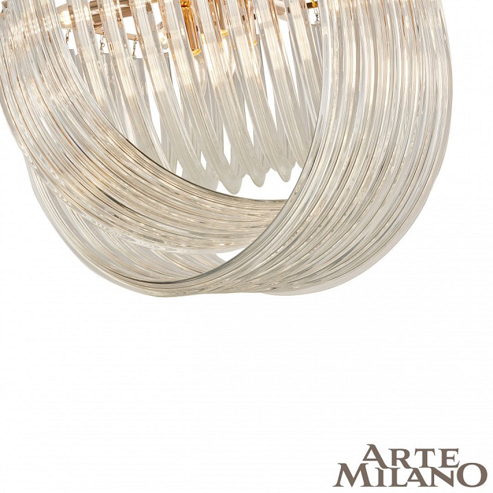 Подвесная люстра arte milano am-97378 s.97378.d600.h430.e14.9 g