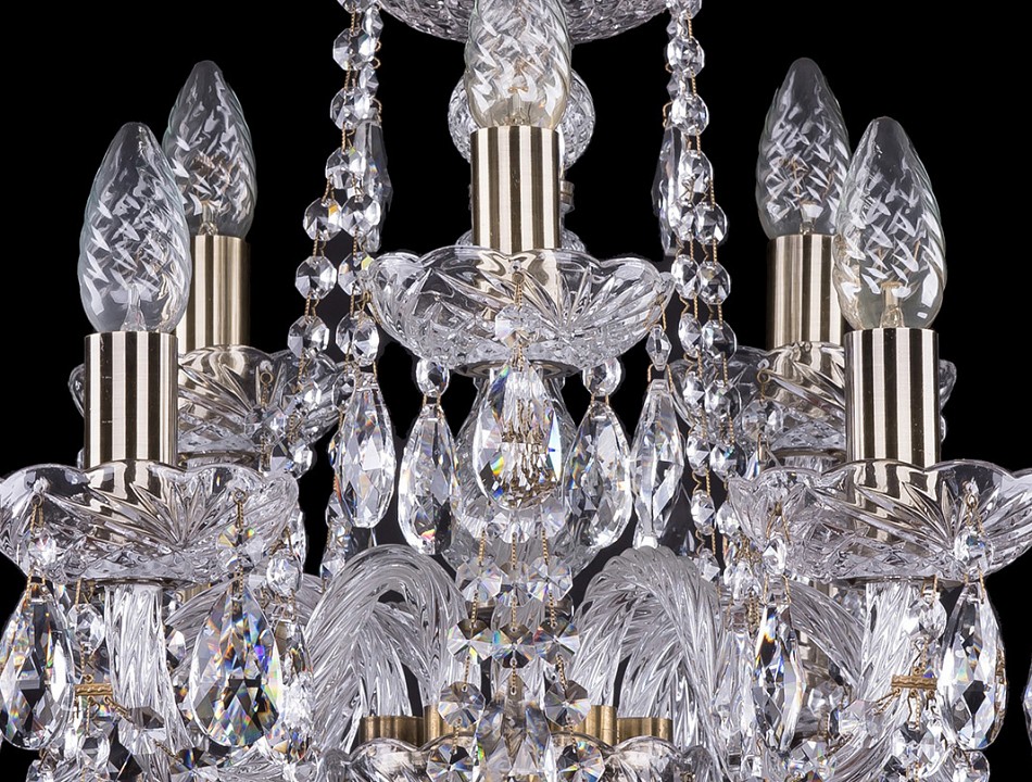 Подвесная люстра bohemia ivele crystal 1402 1402/6_3/195/pa