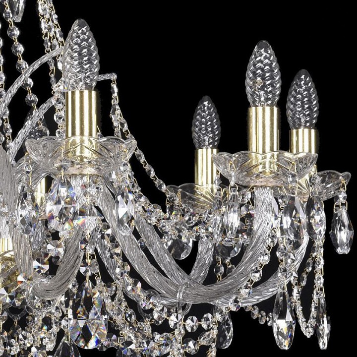 Подвесная люстра bohemia ivele crystal 1411 1411/10/300/g