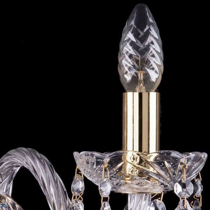 Бра bohemia ivele crystal 1411 1411b/2/160/g/leafs