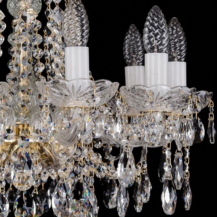 Подвесная люстра bohemia ivele crystal 1413 1413/10/165/g