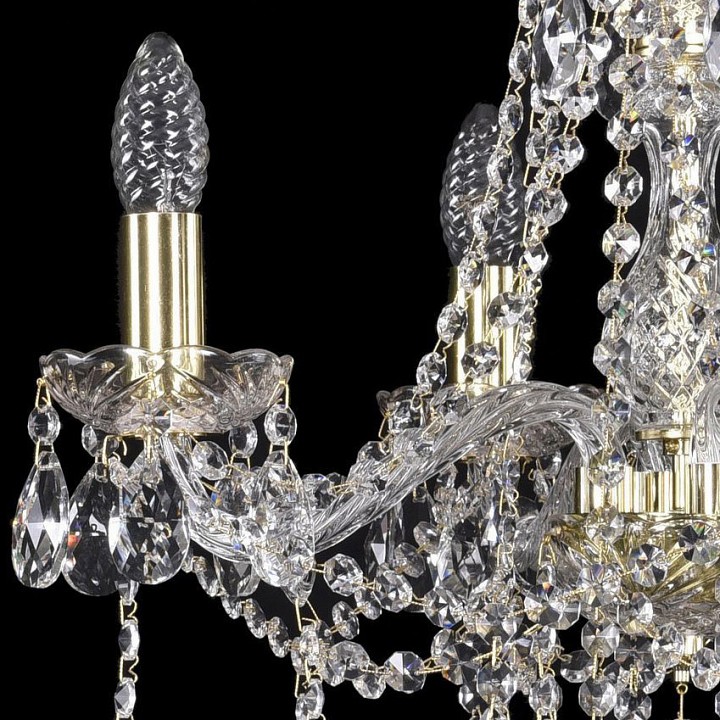 Подвесная люстра bohemia ivele crystal 1413 1413/4/165/g