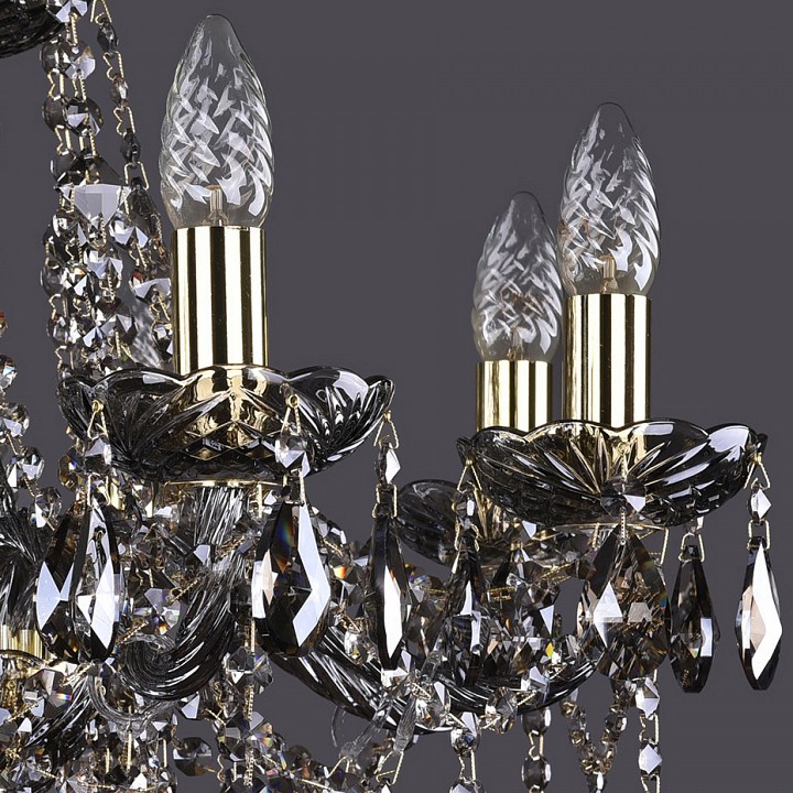 Подвесная люстра bohemia ivele crystal 1413 1413/8/200/g/m731