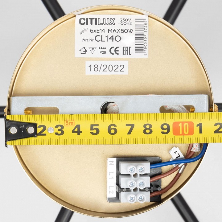 Люстра на штанге citilux бертон cl140181