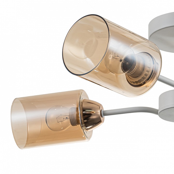 Люстра на штанге escada vertigo 1131/4p white/gold